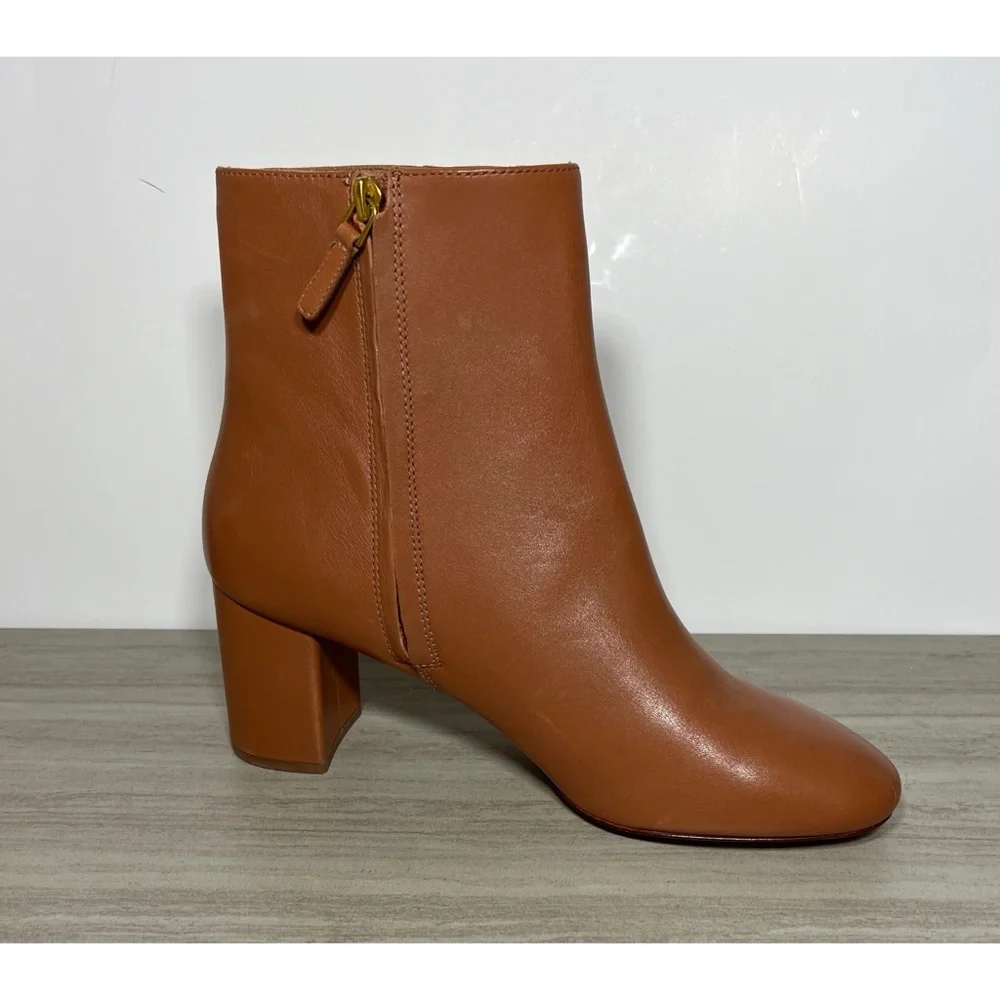 Tory Burch Leather Ankle Boots Booties